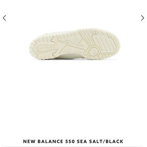 New Balance 550 Sea Salt/Black